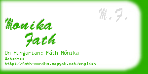 monika fath business card